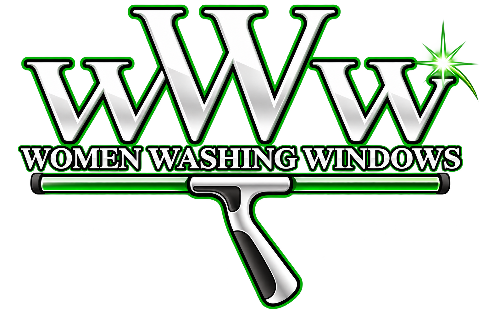 Women Washing Windows